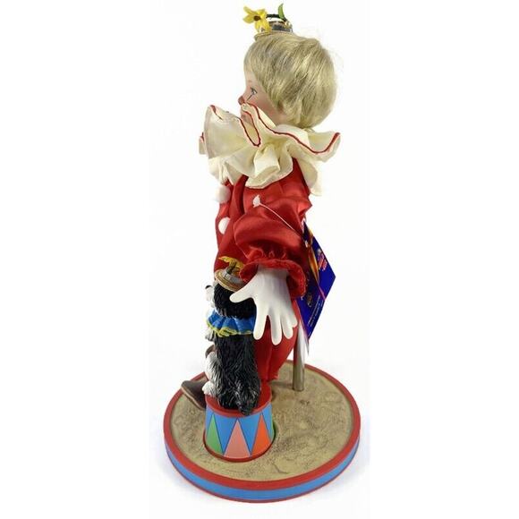 Tommy the Clown Porcelain Doll McClelland Children's Circus Reco Knowles 10" - Picture 7 of 10